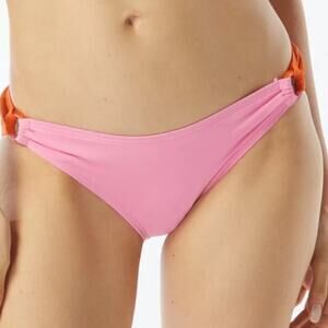 Kate Spade New York  Surf Pink O-Ring Bikini Bottoms Sz M NWT
